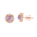 18 K Rose Gold Rosequartz