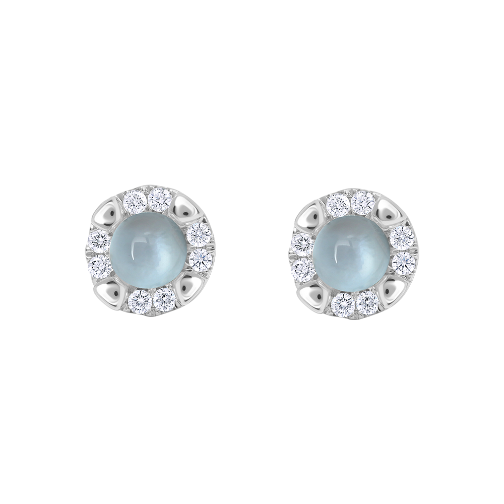 18 K White Gold Skybluetopaz