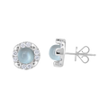 18 K White Gold Skybluetopaz