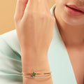18 K Yellow Gold Emerald