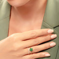 18 K Yellow Gold Emerald