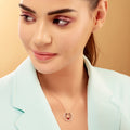 18 K Rose Gold Ruby