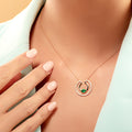 18 K Yellow Gold Emerald