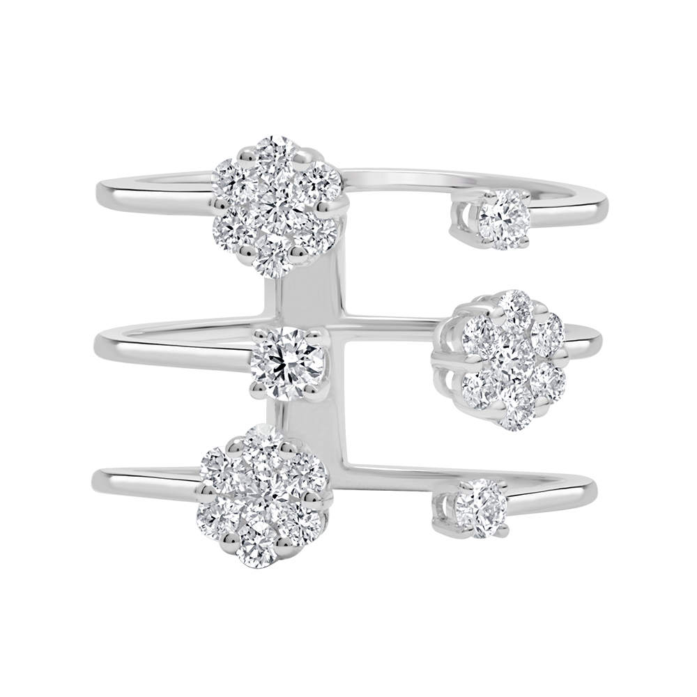 18 K White Gold