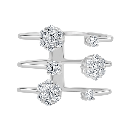 18 K White Gold