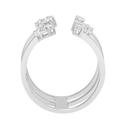 18 K White Gold