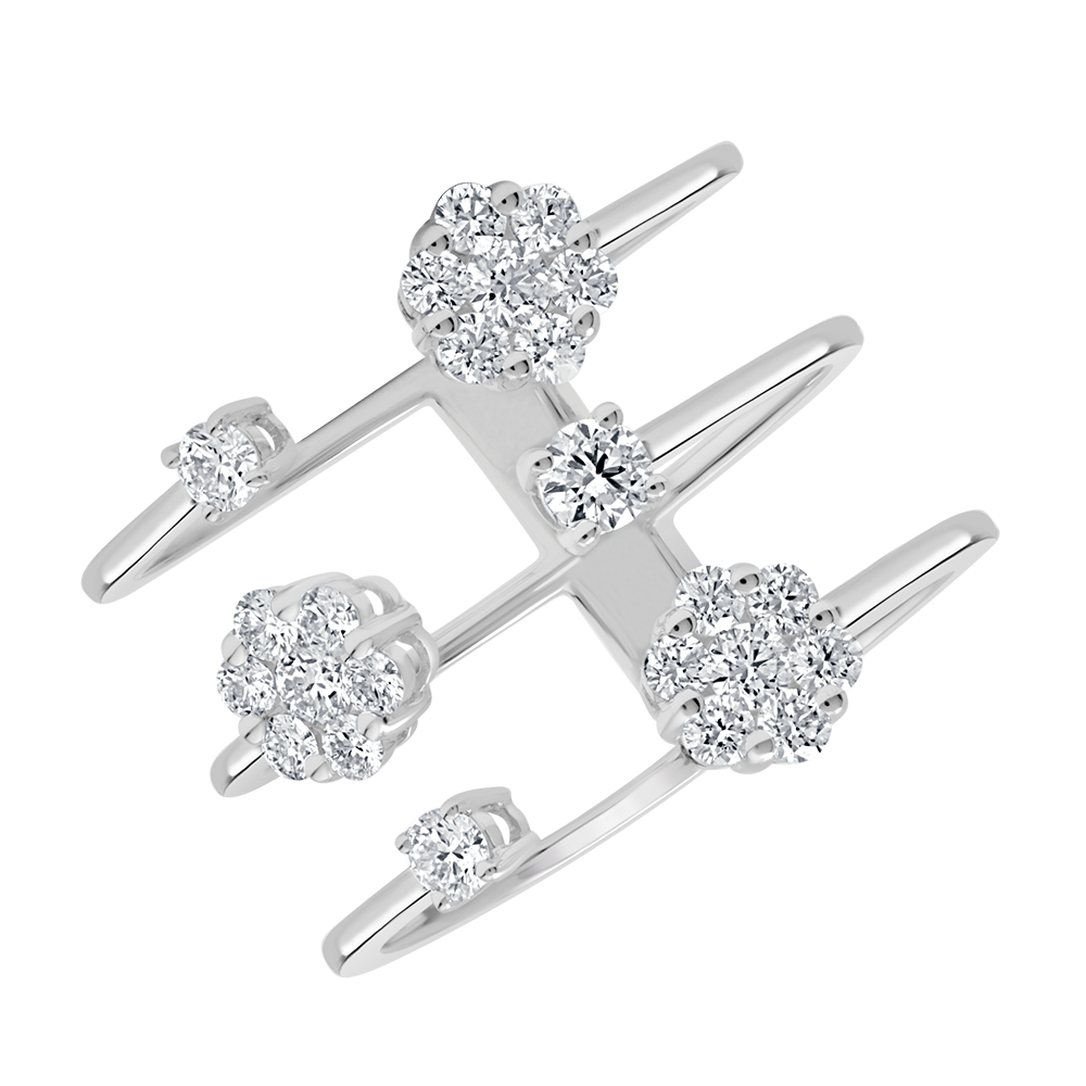 18 K White Gold