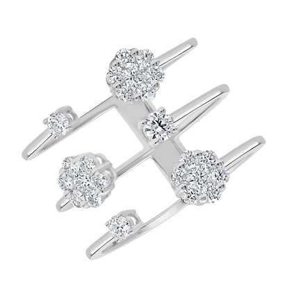 18 K White Gold