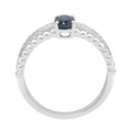 18 K White Gold Sapphire