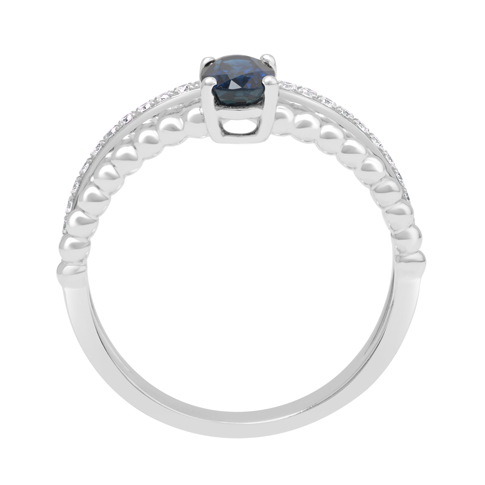18 K White Gold Sapphire