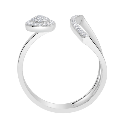 18 K White Gold
