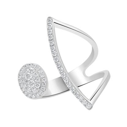 18 K White Gold