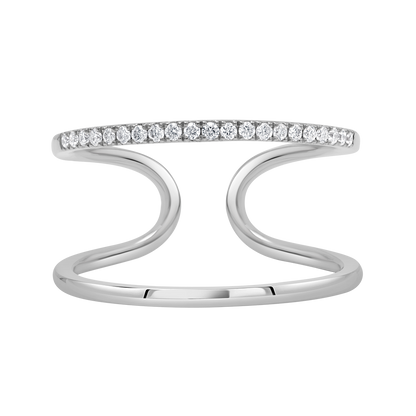 18 K White Gold