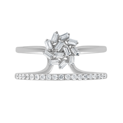18 K White Gold