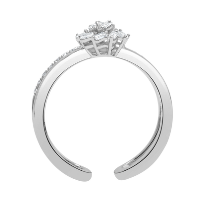 18 K White Gold