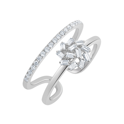 18 K White Gold