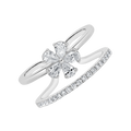 18 K White Gold