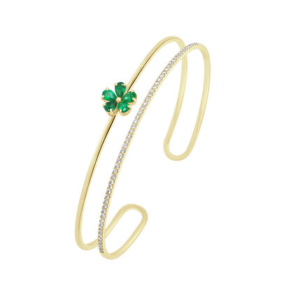 18 K Yellow Gold Emerald