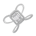 18 K White Gold