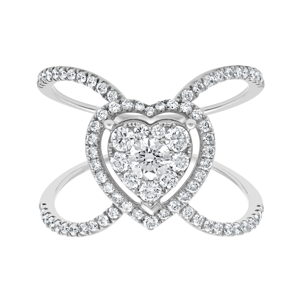 18 K White Gold