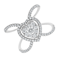 18 K White Gold