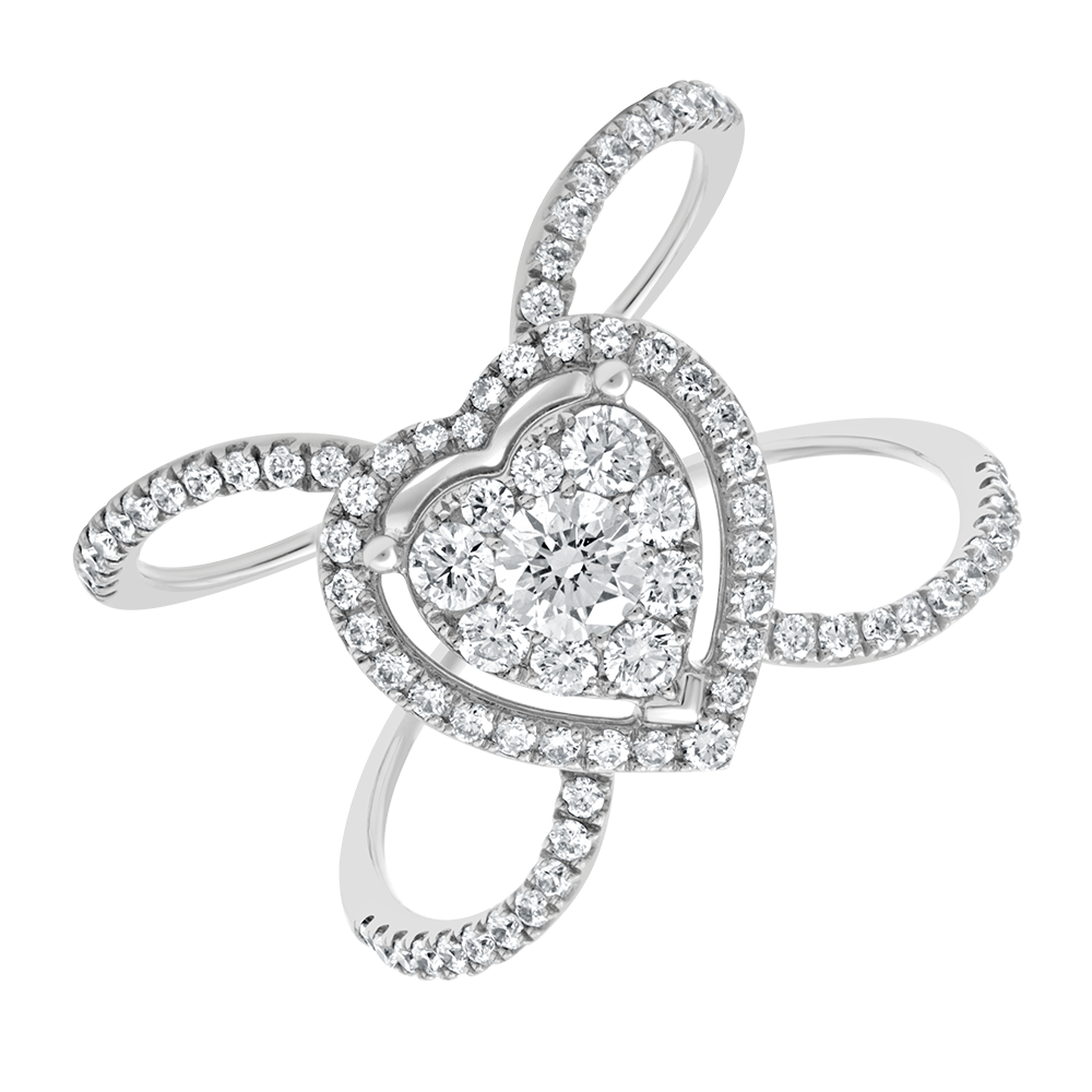 18 K White Gold