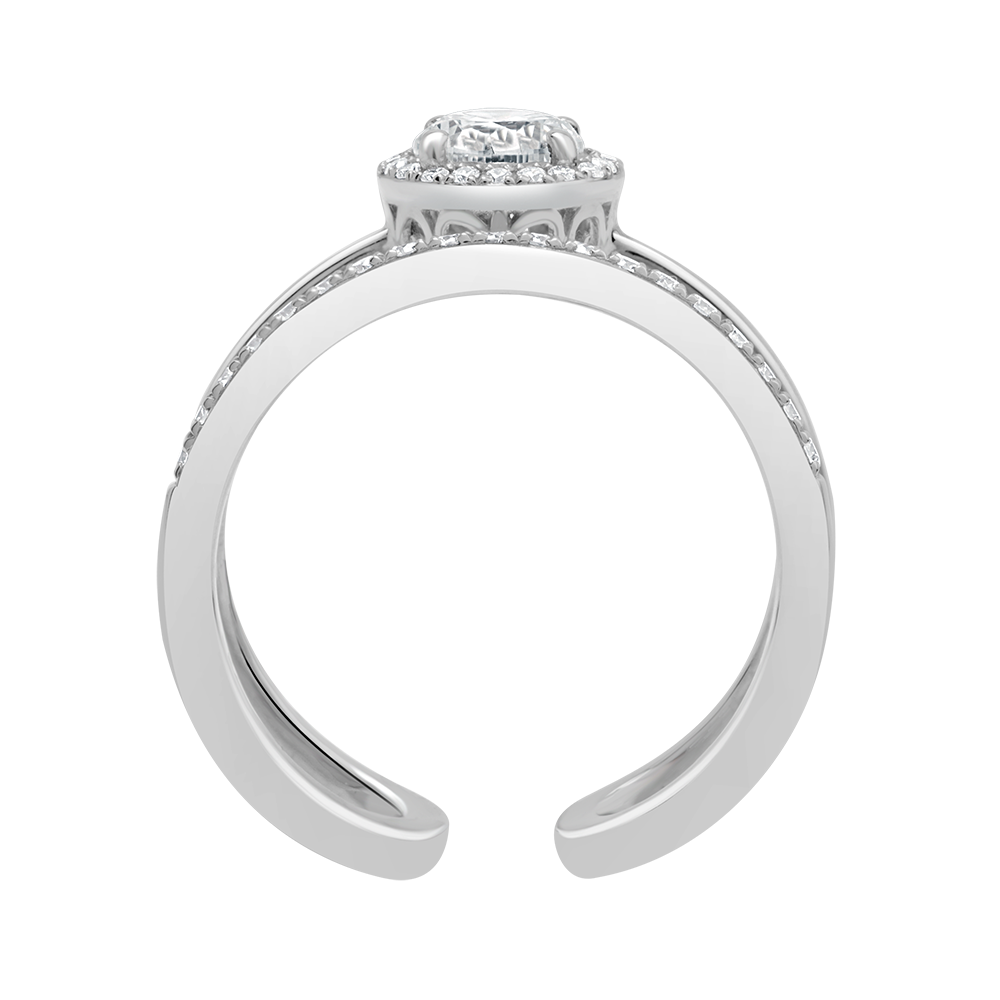 18 K White Gold