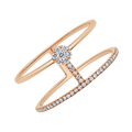 18 K Rose Gold