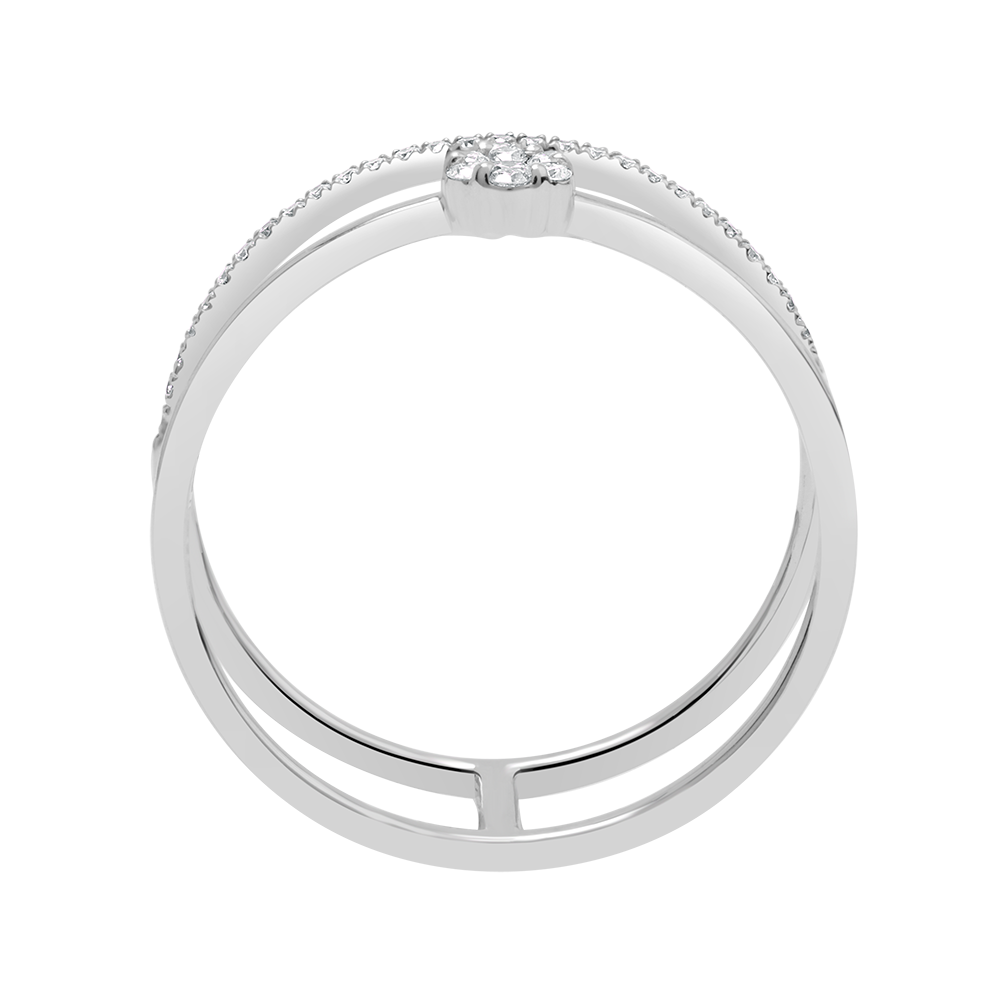 18 K White Gold