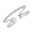 18 K White Gold