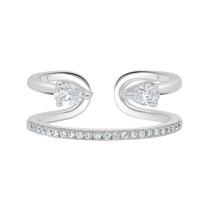 18 K White Gold