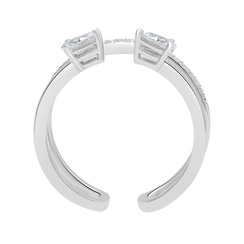 18 K White Gold