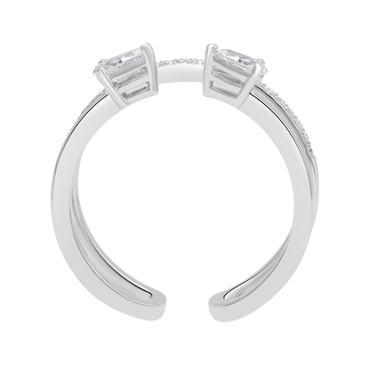 18 K White Gold