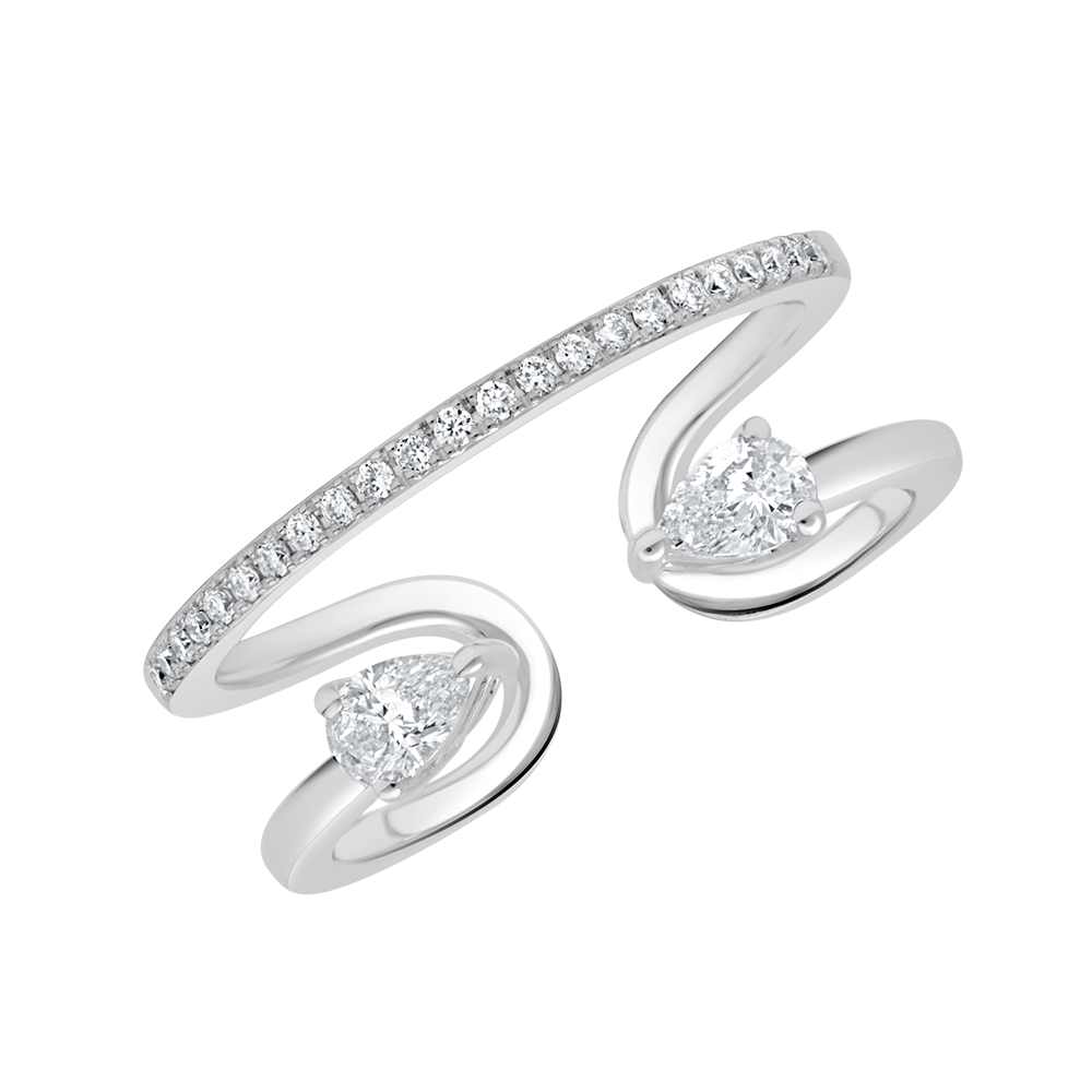18 K White Gold
