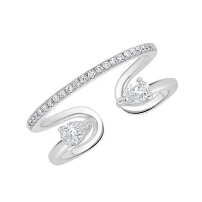 18 K White Gold