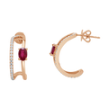 18 K Rose Gold Ruby