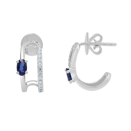 18 K White Gold Sapphire