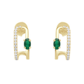 18 K Yellow Gold Emerald