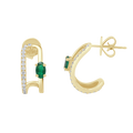 18 K Yellow Gold Emerald