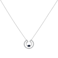 18 K White Gold Sapphire