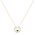 18 K Yellow Gold Emerald
