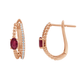 18 K Rose Gold Ruby