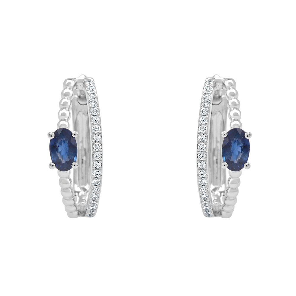 18 K White Gold Sapphire