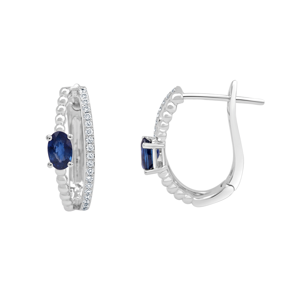 18 K White Gold Sapphire