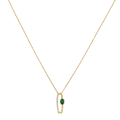 18 K Yellow Gold Emerald