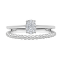 18 K White Gold
