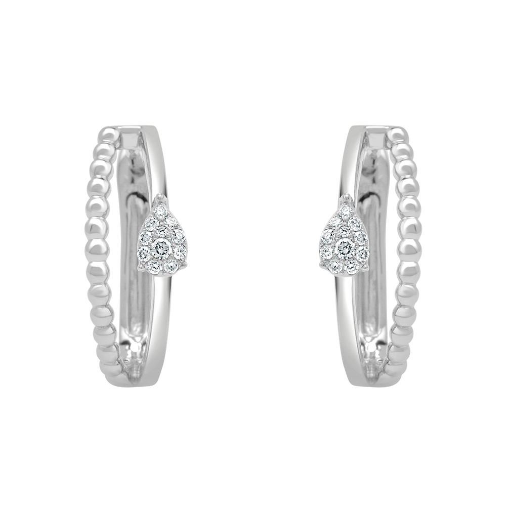18 K White Gold