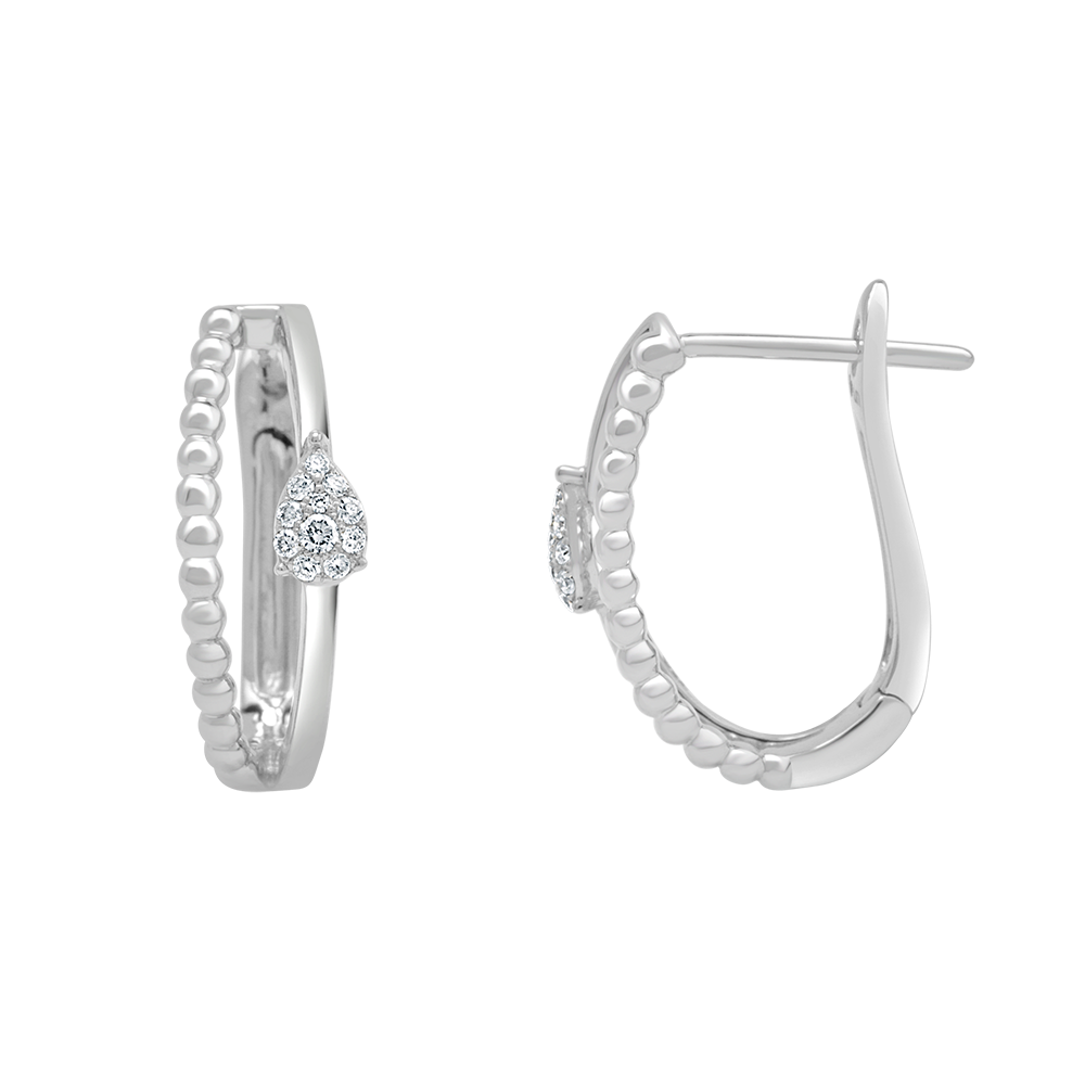 18 K White Gold