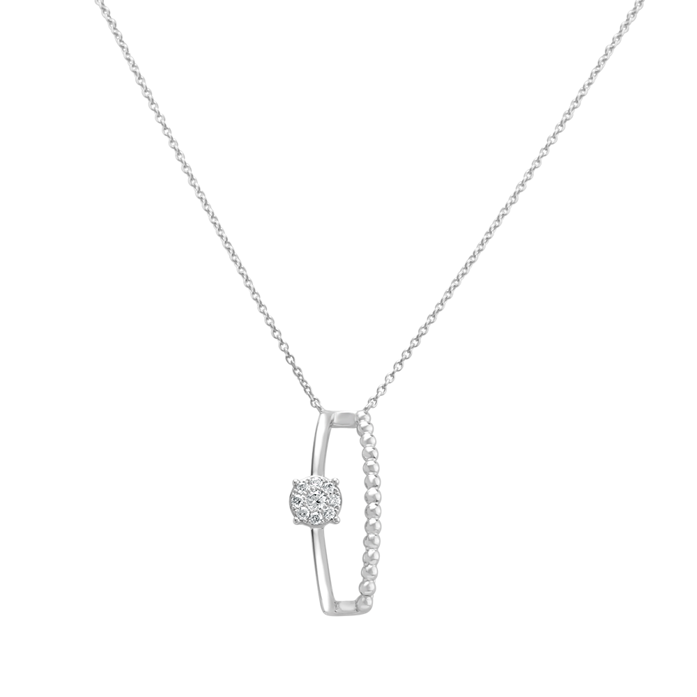 18 K White Gold