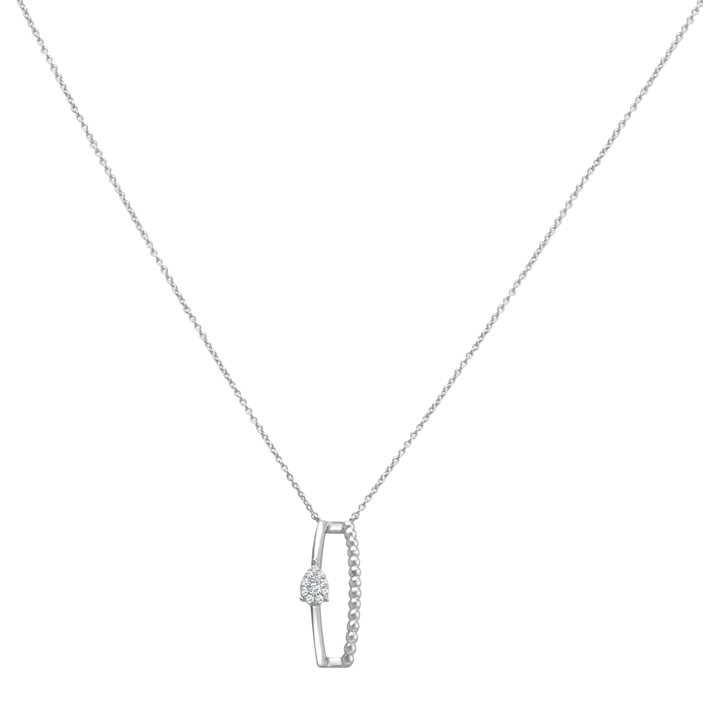 18 K White Gold